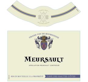 Cave des Hautes Côtes - Meursault label