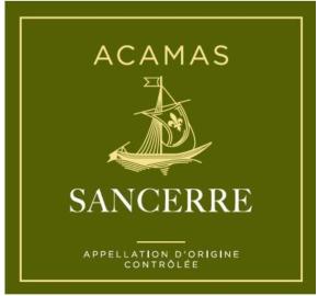 Acamas - Sancerre Blanc label