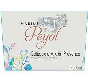 Marius Peyol - Coteaux d'Aix en Provence label