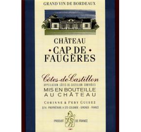 Chateau Cap De Faugères (Ch. Faugères) label