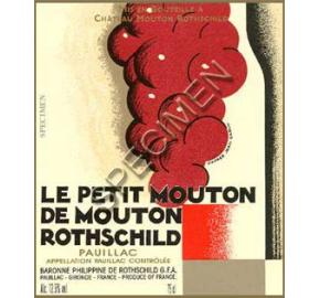 Le Petit Mouton de Mouton Rothschild label