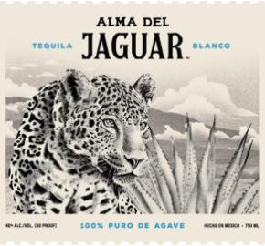 Alma del Jaguar Tequila Blanco label