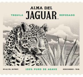 Alma del Jaguar Tequila Reposado label