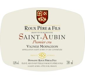 Domaine Roux - Saint-Aubin 1er Cru Blanc - Vignes Moingeon label