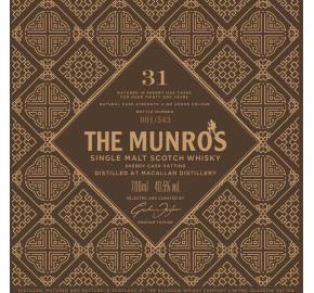 The Munro's - Macallan 1991 - 31 Year label