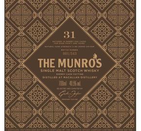 The Munro's - Macallan 1991 - 31 Year label