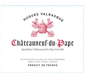 Hugues Valrasque - Chateauneuf du Pape label