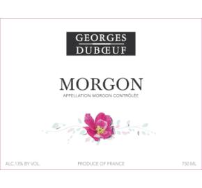 Georges Duboeuf - Flower Series - Morgon label