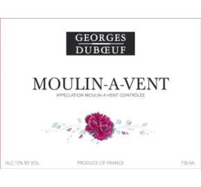 Georges Duboeuf - Flower Series - Moulin a vent label