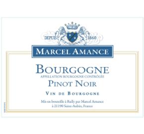 Marcel Amance - Bourgogne Pinot Noir label