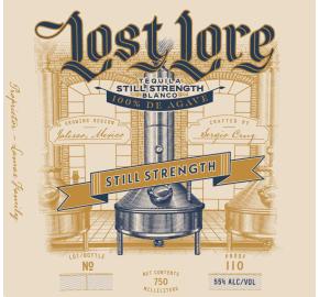 Lost Lore - Tequila Still Strength Blanco label