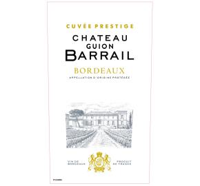 Chateau Guion Barrail label