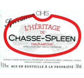 L'Heritage de Chasse-Spleen label