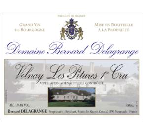 Domaine Bernard Delagrange - Volnay 1er Cru Les Pitures label