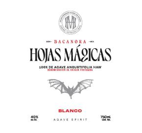 Hojas Magicas - Bacanora Blanco label
