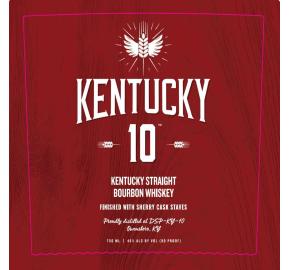 Kentucky 10 - Sherry Stave Finished Bourbon label