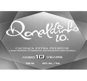 Cachaca Ronaldinho 10 Extra Premium label