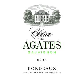 Chateau Les Agates - Sauvignon label