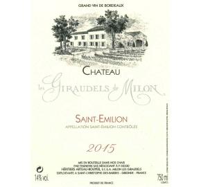 Chateau les Giraudels de Milon label