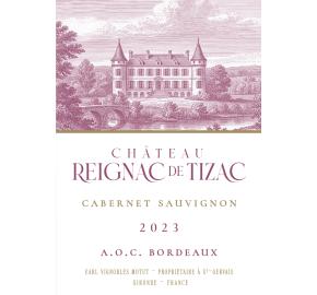 Chateau Reignac de Tizac - Cabernet Sauvignon label
