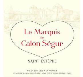 Le Marquis de Calon Segur label