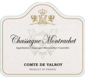 Comte de Valroy - Chassagne Montrachet Blanc label
