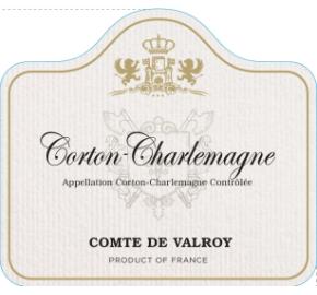 Comte de Valroy - Corton Charlemagne label