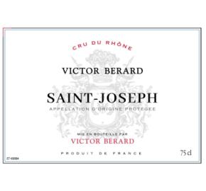 Victor Berard - Saint Joseph label
