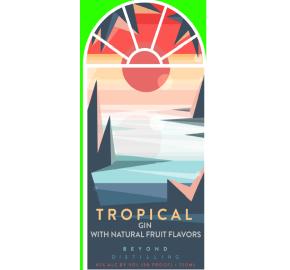 Beyond Distilling - Tropical Gin label