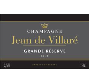 Champagne Jean de Villare - Grande Reserve Brut label