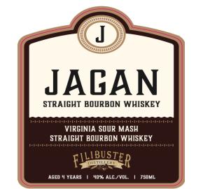 Filibuster Jagan Straight Bourbon Whiskey label