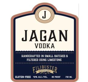 Filibuster Jagan Vodka label