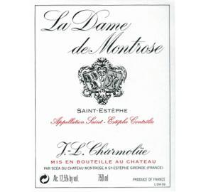 La Dame De Montrose label