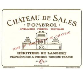 Chateau De Sales label