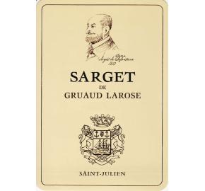 Sarget De Gruaud Larose label