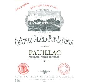 Chateau Grand-Puy-Lacoste label