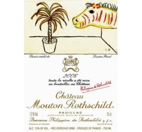 Chateau Mouton Rothschild label
