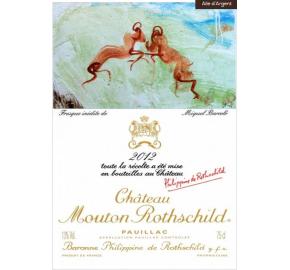 Chateau Mouton Rothschild label