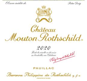 Chateau Mouton Rothschild label