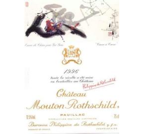 Chateau Mouton Rothschild label