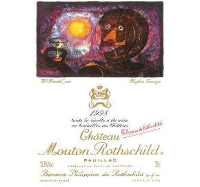 Chateau Mouton Rothschild label