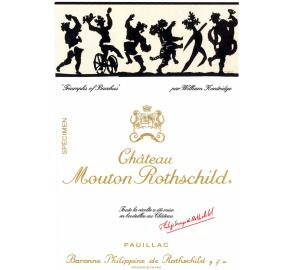 Chateau Mouton Rothschild label