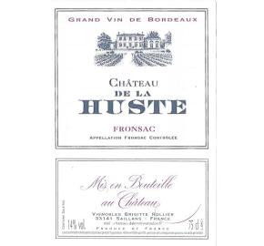 Chateau De La Huste label