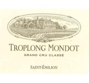 Chateau Troplong Mondot label