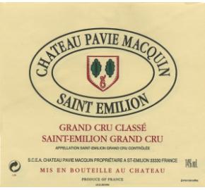 Chateau Pavie Macquin label