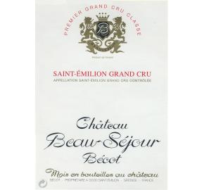 Chateau Beau-Sejour Becot label