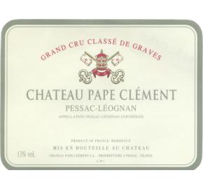 Chateau Pape Clement label