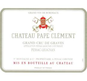 Chateau Pape Clement Blanc label