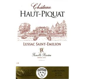 Chateau Haut-Piquat label