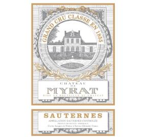 Chateau De Myrat label